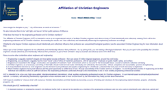 Desktop Screenshot of christianengineer.org